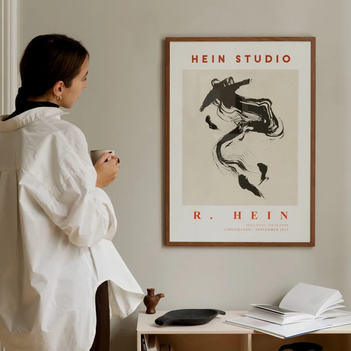 Bilderrahmen Eiche braun für The Poster Club