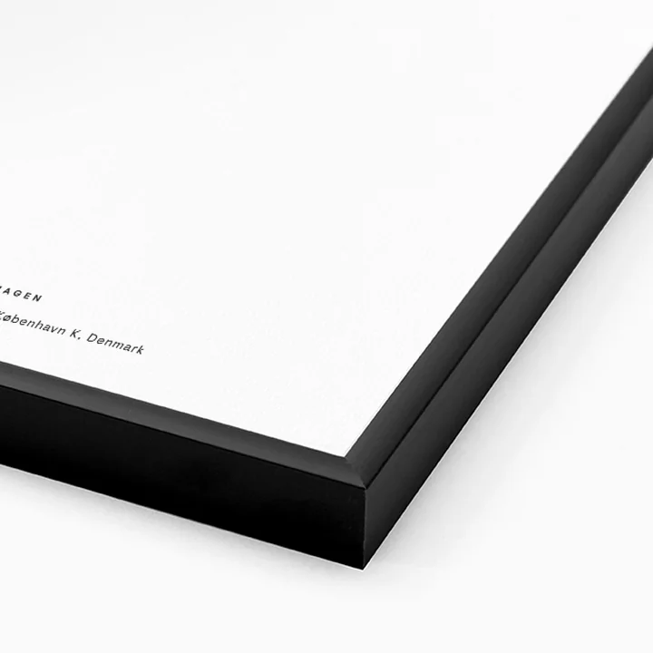 Bilderrahmen Aluminium schwarz für The Poster Club 