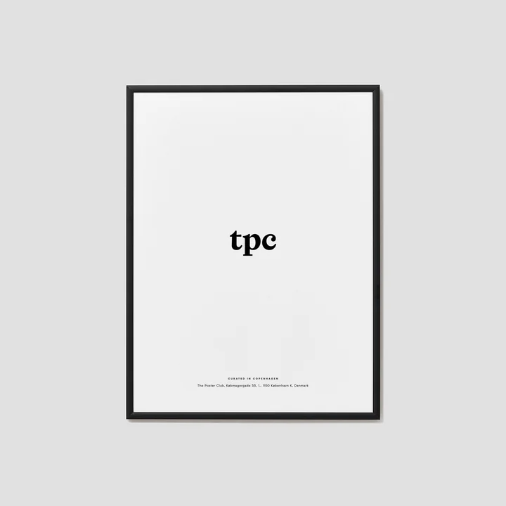 Bilderrahmen Aluminium schwarz für The Poster Club 