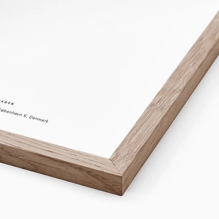 Bilderrahmen Eiche natur, Plexiglas für The Poster Club
