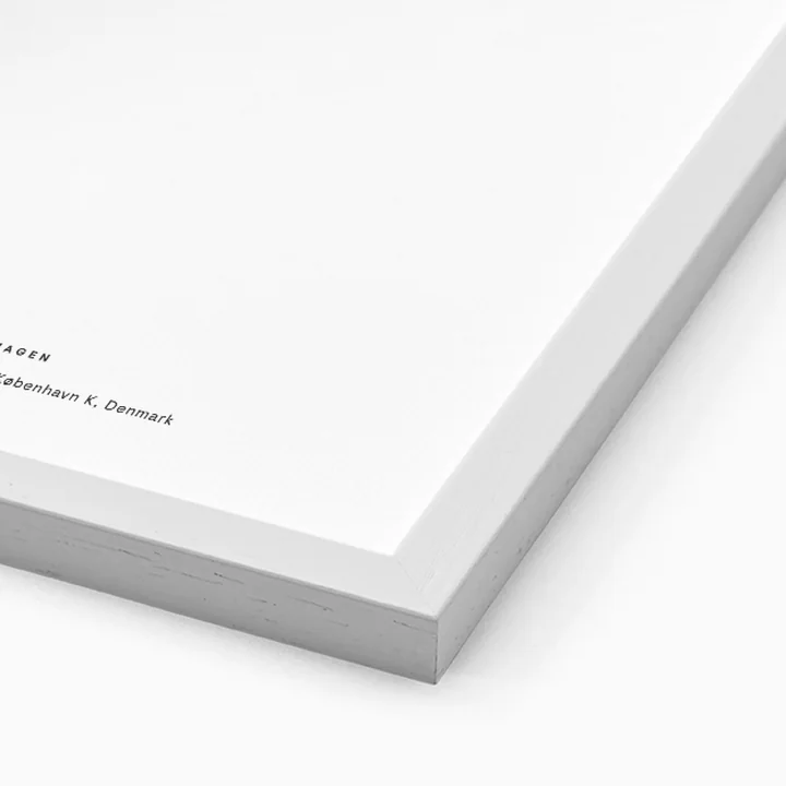 Bilderrahmen Eiche weiss für The Poster Club