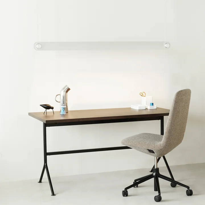 Dim Linear Pendelleuchte, aluminium gebürstet von Normann Copenhagen