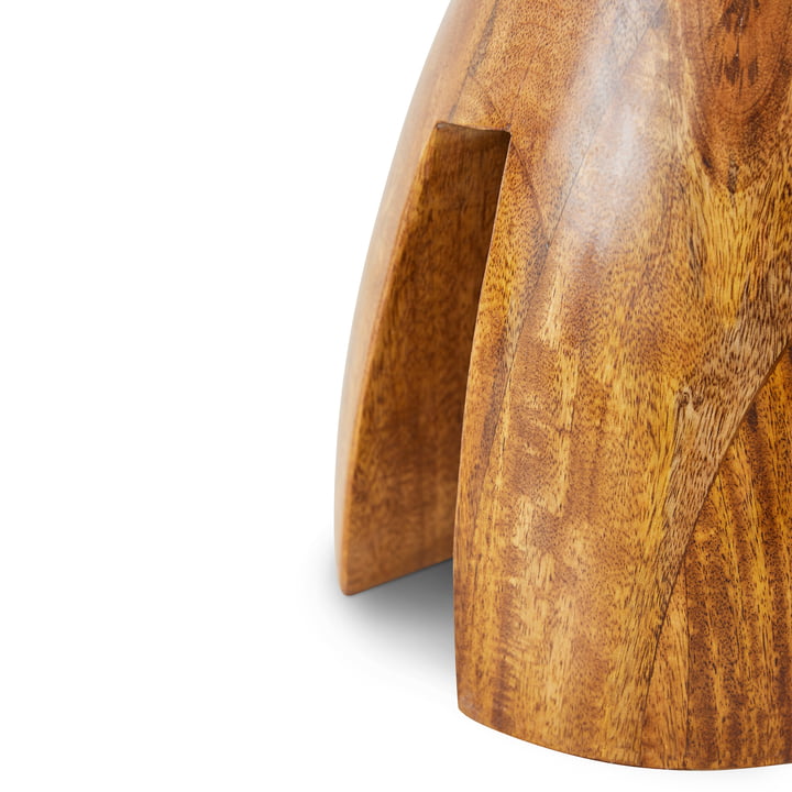 HKliving - Wooden Hocker, chestnut