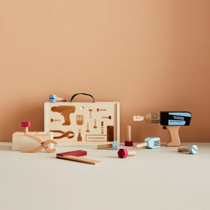 Kid's Hub Werkzeugkoffer mit Zubehör von Kids Concept