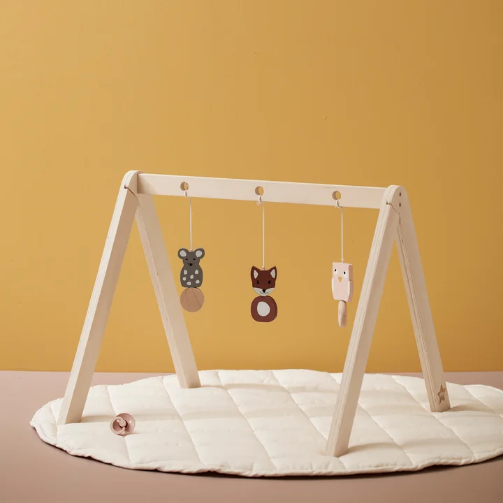 Spielteppich, rund, Ø 100 cm, offwhite von Kids Concept