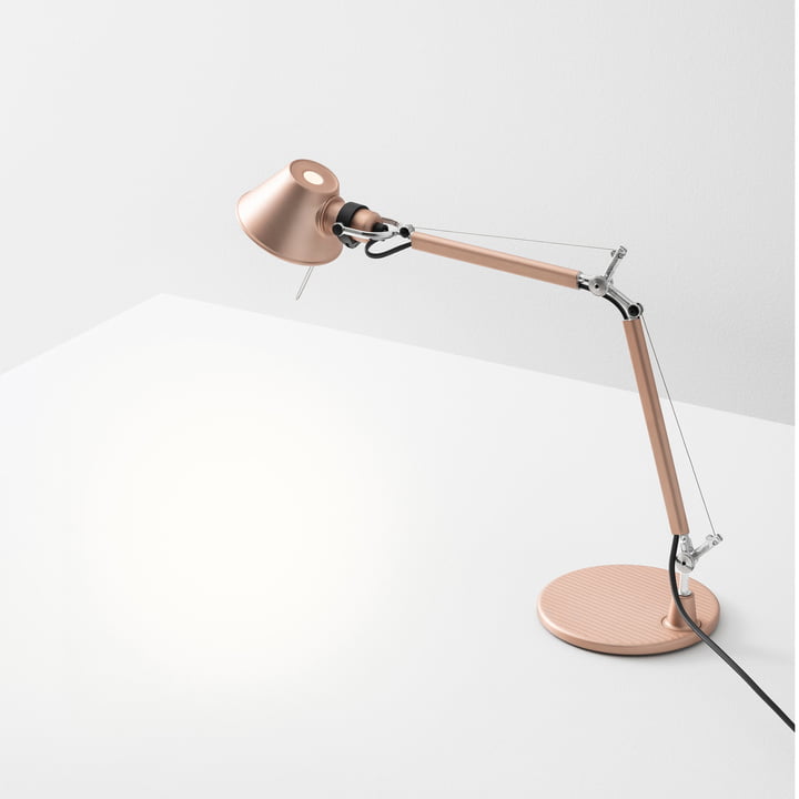  Artemide - Tolomeo Micro Tischleuchte, kupferoptik (Weihnachtsedition 2023)