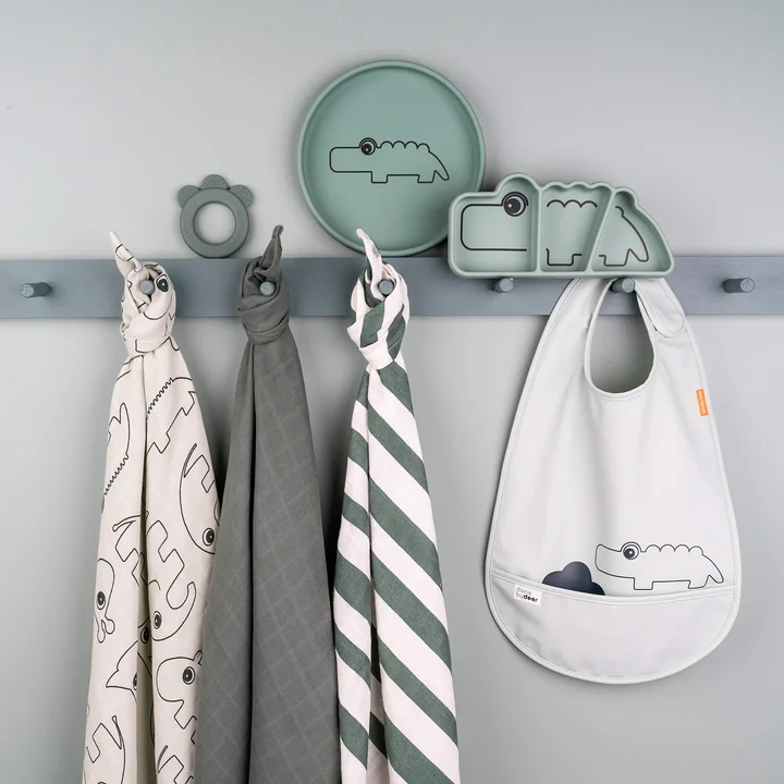 Croco Silikon Stick & Stay Teller von Done by Deer