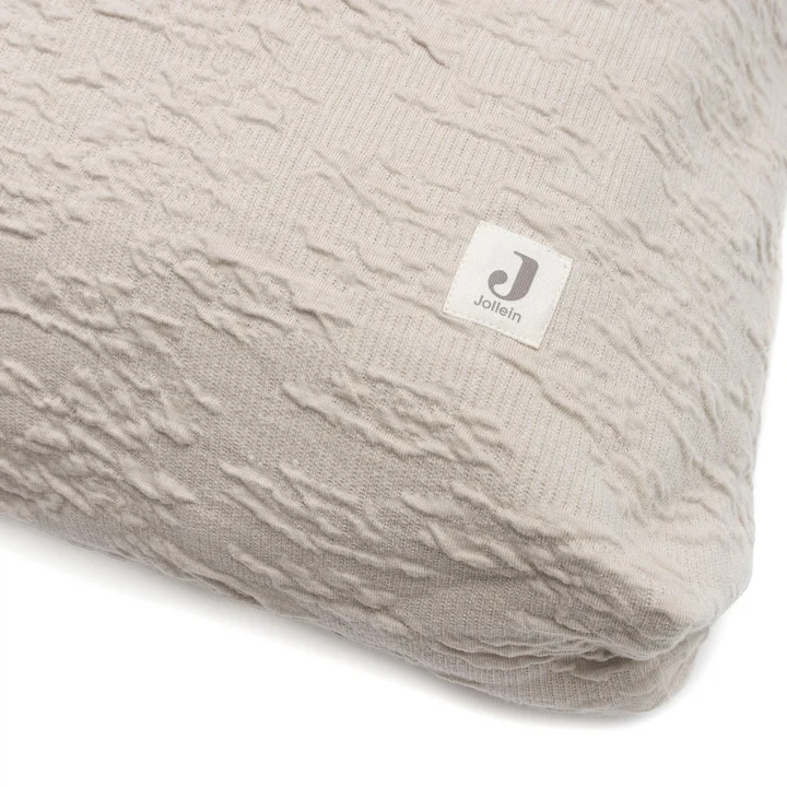 Bettaufbewahrungstasche, Soft Waves, nougat von Jollein