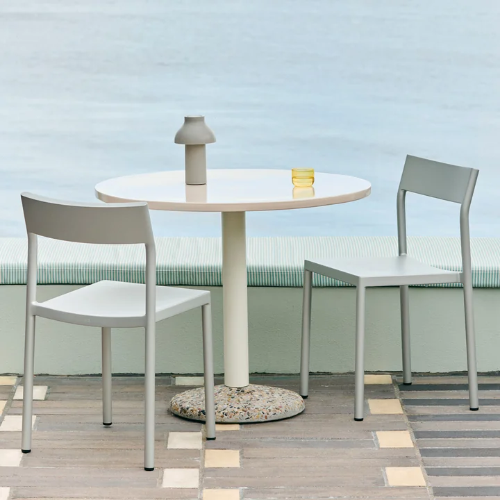 Type Stuhl, silbergrau von HAY