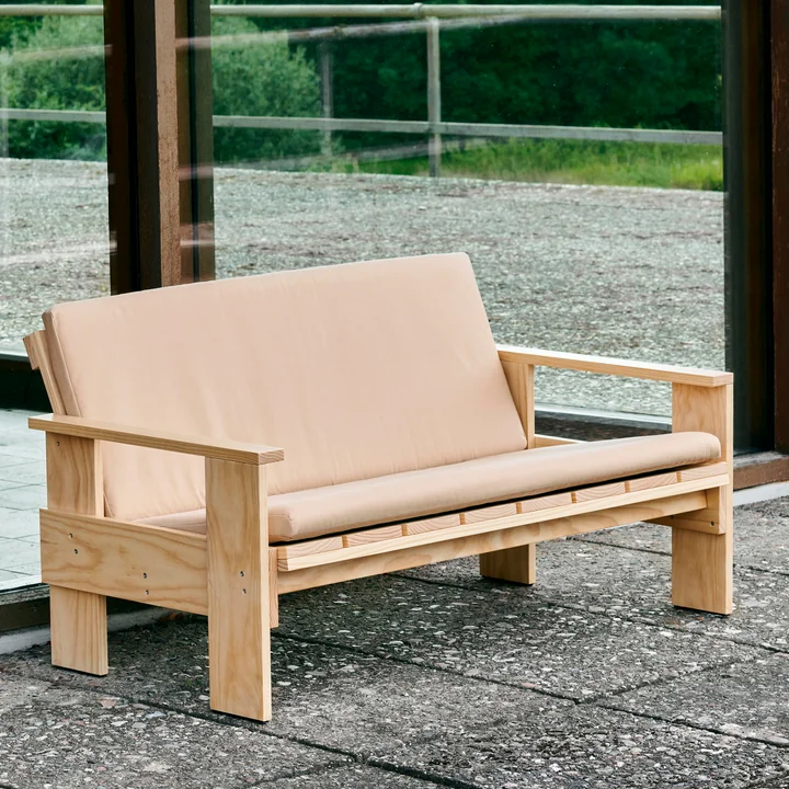 Crate Lounge Sofa mit Seat Cushion von HAY