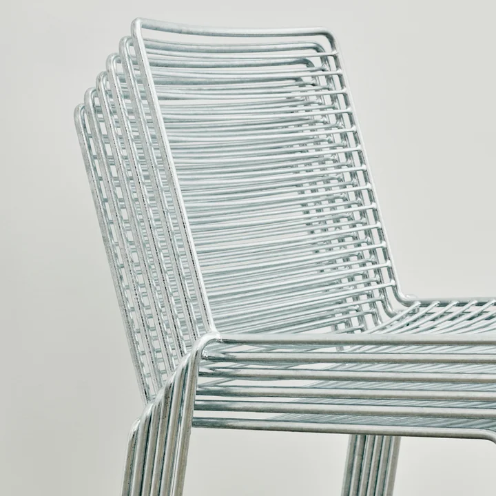 HAY - Hee Dining Chair, hot galvanised