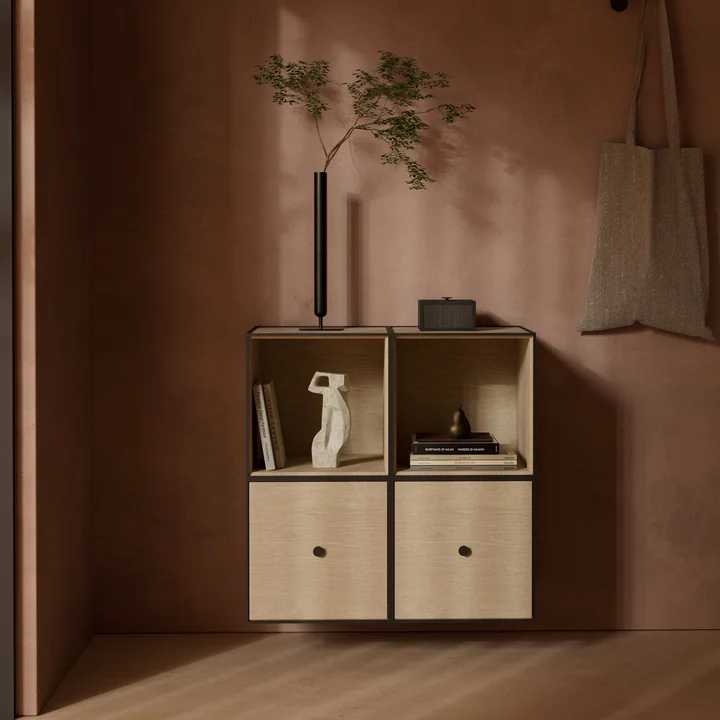 Frame Wandschrank 35 (inkl. 2 Türen), Eiche von Audo Copenhagen