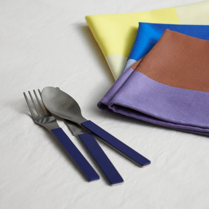 MVS Besteckset, dunkelblau (4er-Set) von HAY