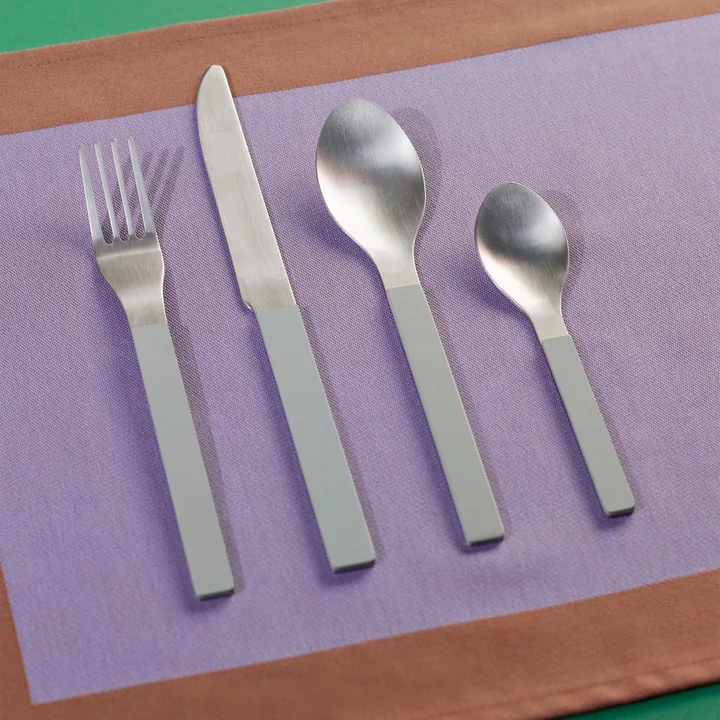 MVS Besteckset, grün (4er-Set) von HAY