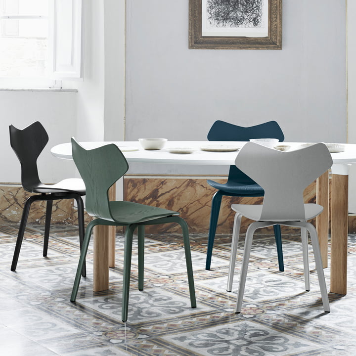 Fritz Hansen - Grand Prix Stuhl Holz