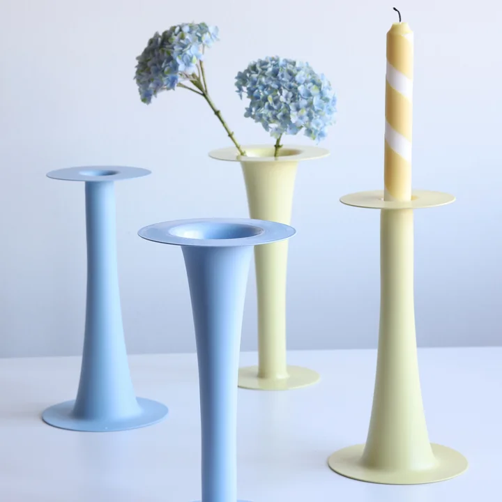 Trumpet - 2 in 1 Vase & Kerzenhalter, H 24 cm von Design Letters