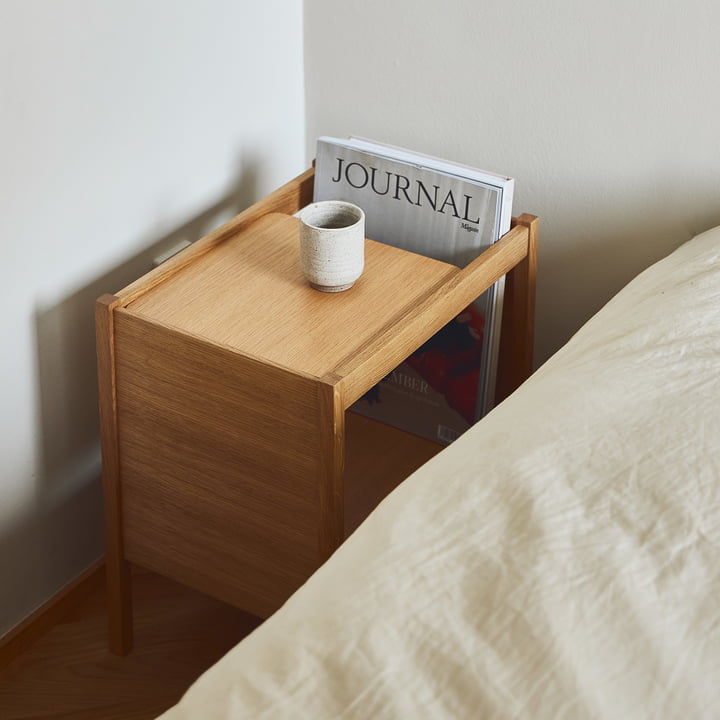 Journal Beistelltisch, Eiche geölt von Form & Refine