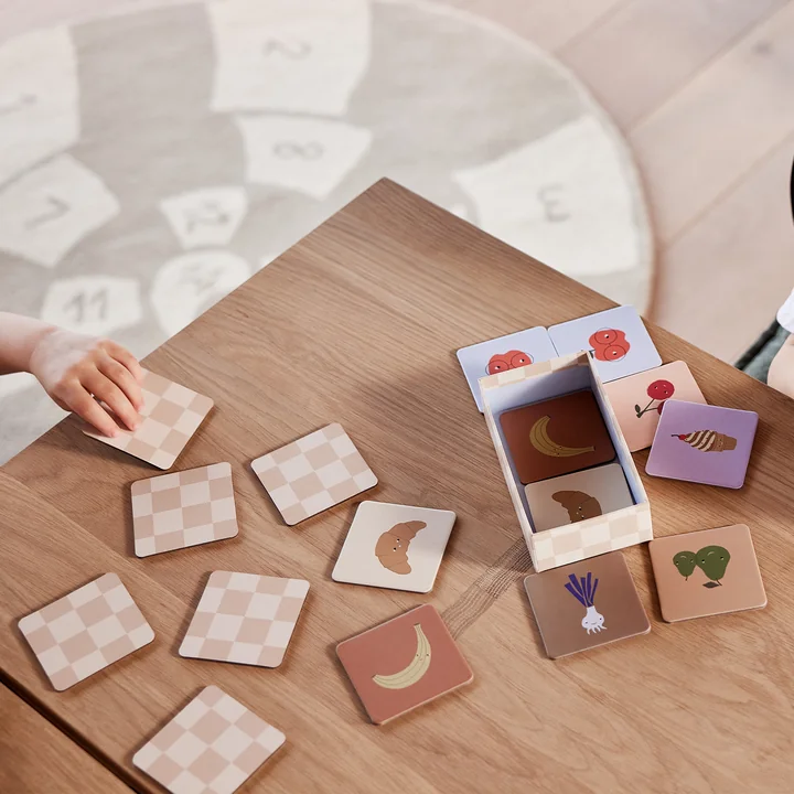 Yummy Memory Spiel, mehrfarbig von OYOY Mini