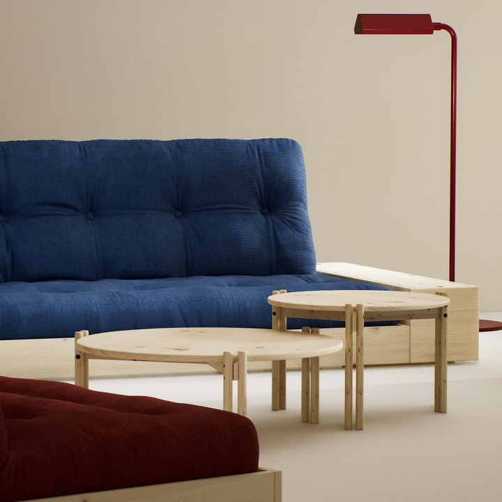 Karup Design - Sticks Couchtisch, Kiefer klar lackiert