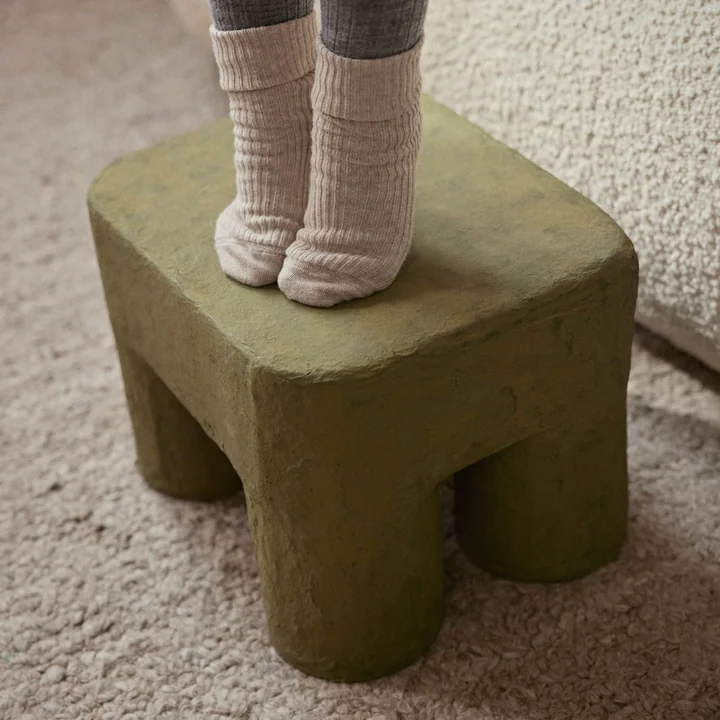 Podo Hocker, khaki von Ferm Living