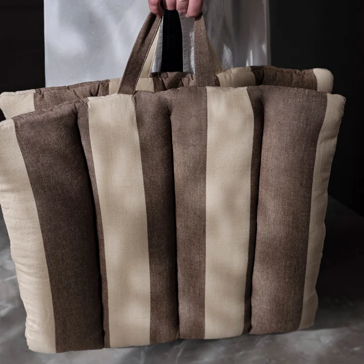 Strand Faltmatte, braun/beige von Ferm Living