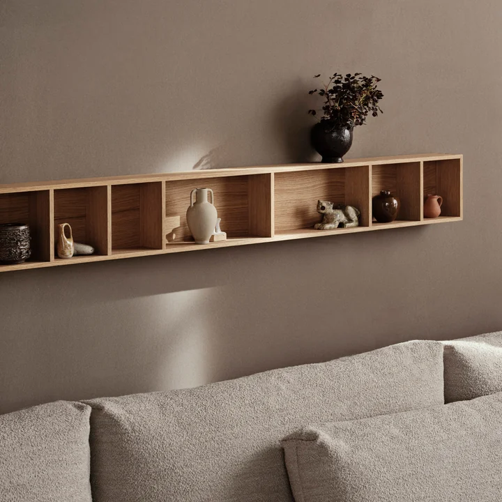Bon Wandregal, 138 x 16 cm, Eiche geölt von Ferm Living