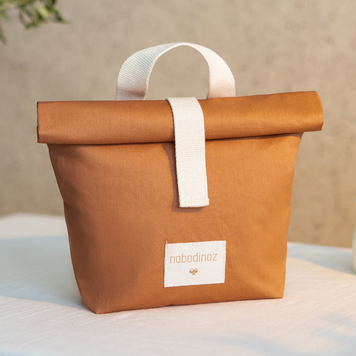 Sunshine Eco Lunch Bag, cinnamon von Nobodinoz