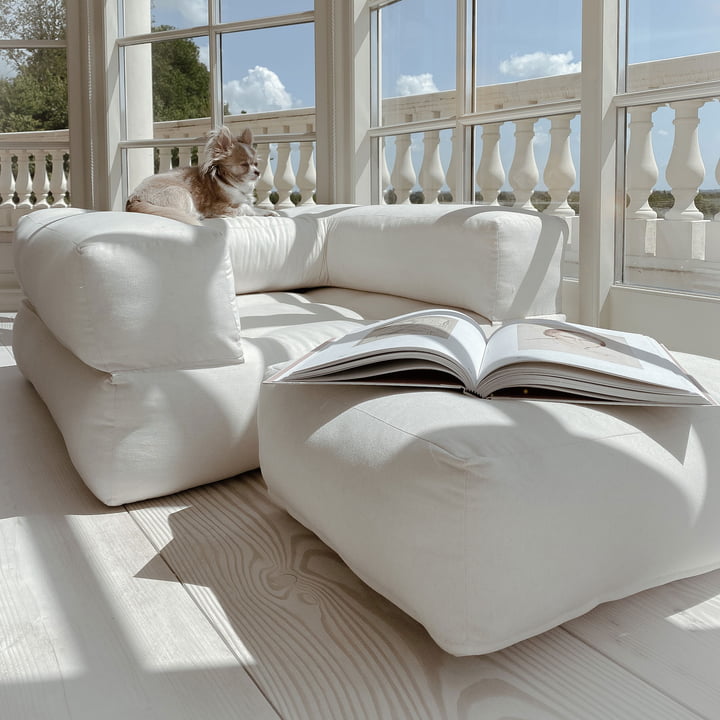 Cube Schlafsessel, 90 x 190 cm, linen von Karup Design