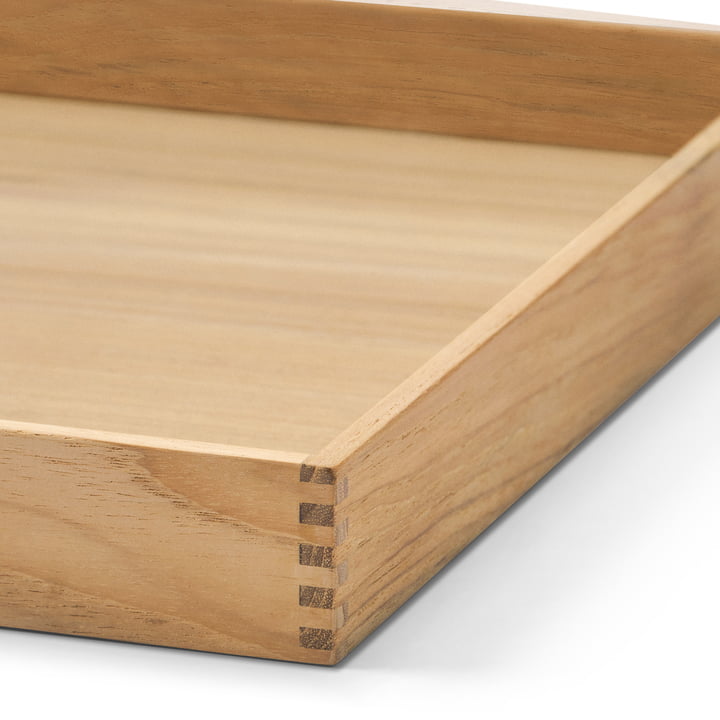 LindDNA - Even Teak Tablett Square