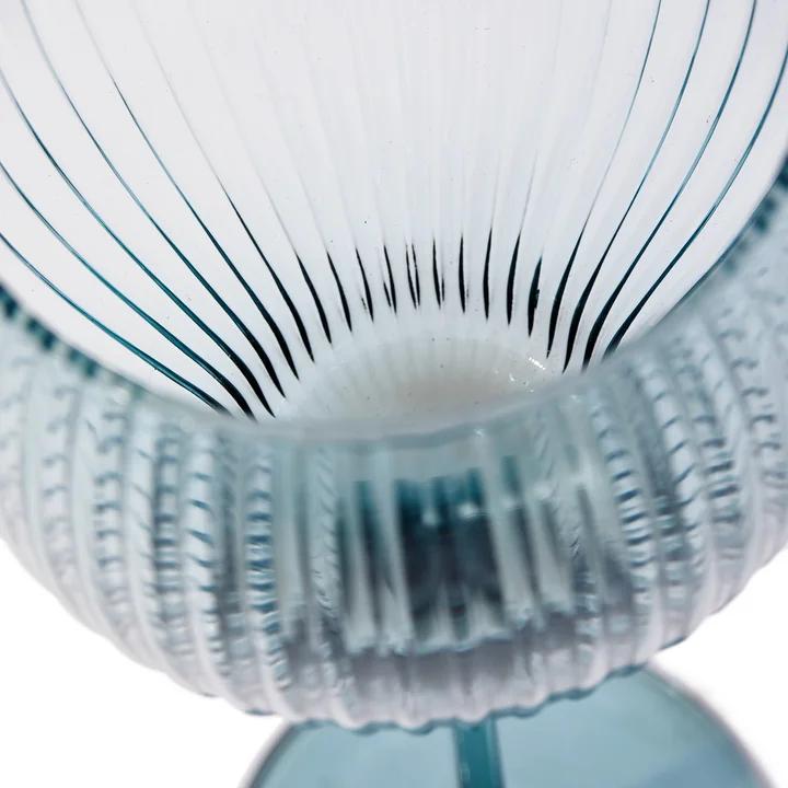 Pols Potten - Pum Coupe Weinglas, hellblau