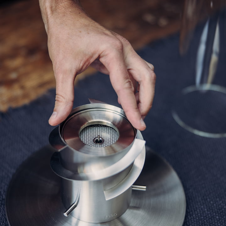 Spin Bio- Burner mit Eco-Ring und Löschdeckel von höfats