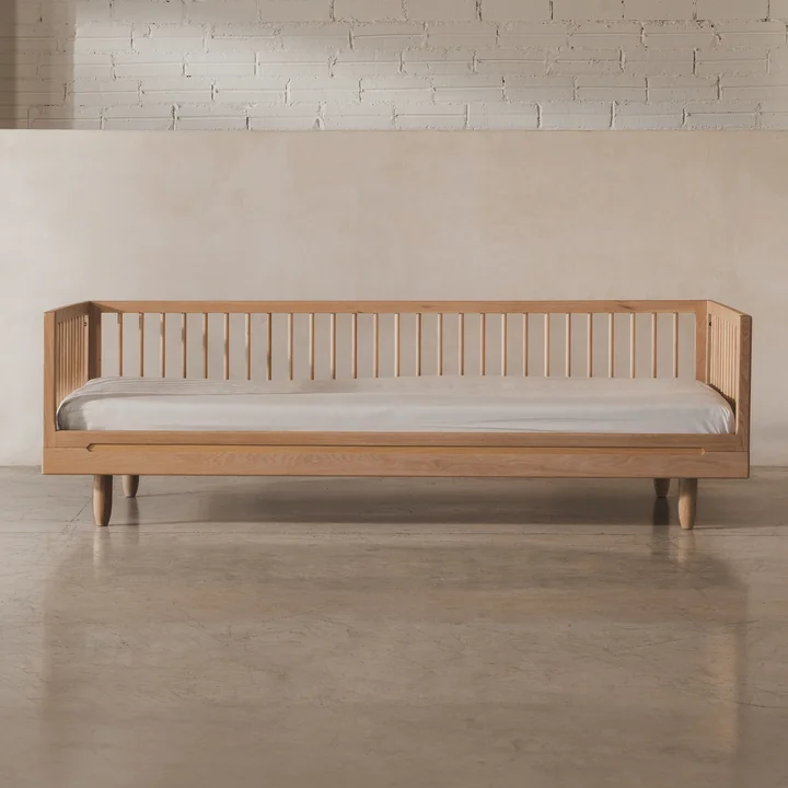 Pure Single Bett, 90 x 200 cm, Eiche von Nobodinoz 