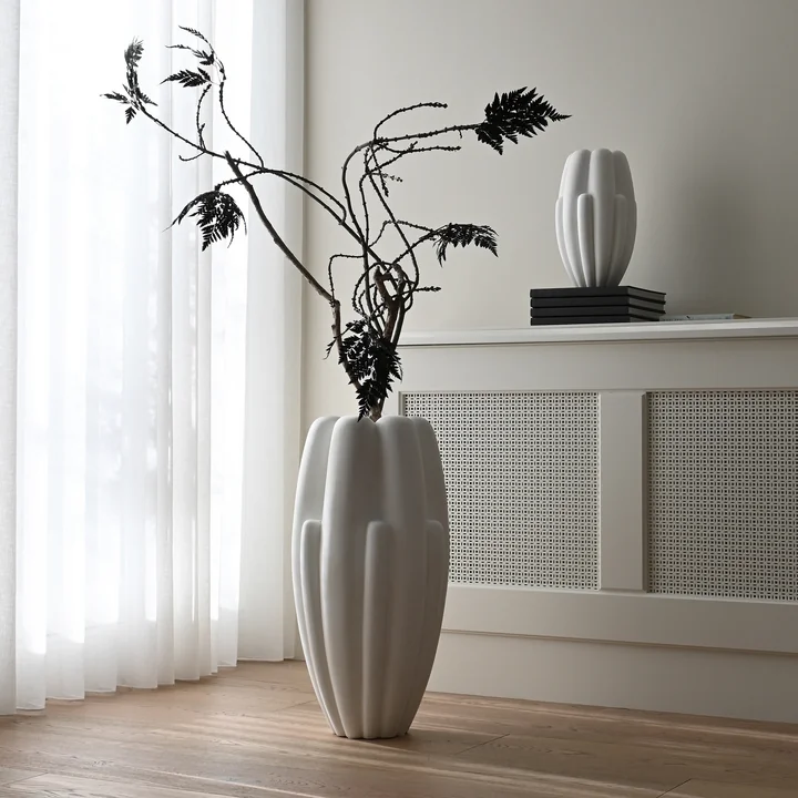 101 Copenhagen - Bloom Vase, mini und big, knockenweiss