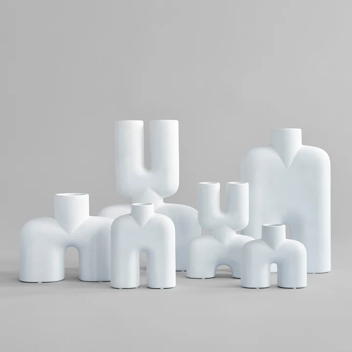 Cobra Vasen, knochenweiss von 101 Copenhagen