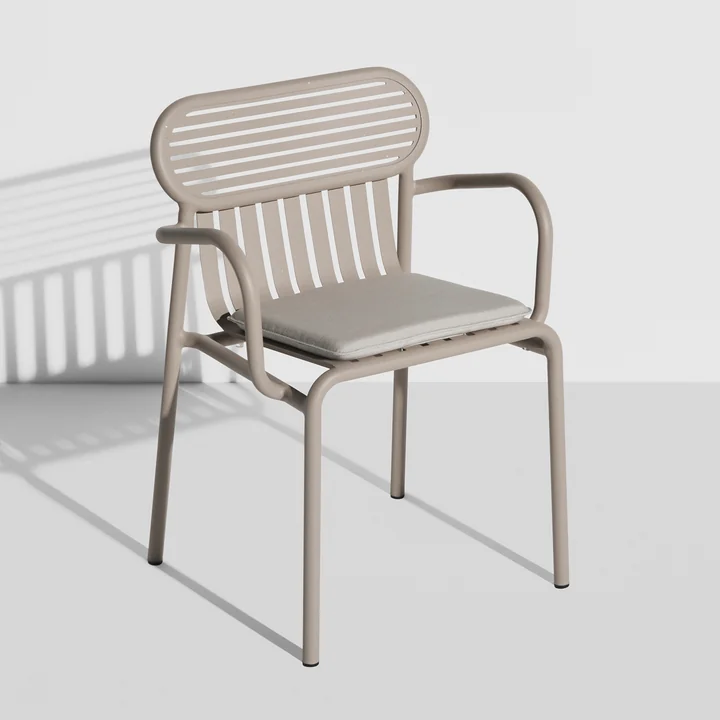 Petite Friture - Sitzkissen für Week-End Stühle, klein, walnut