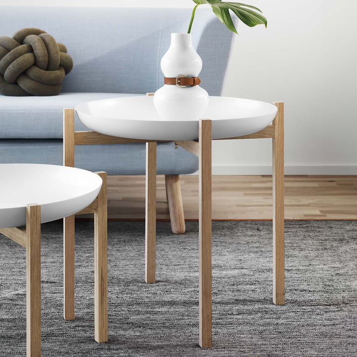 Design House Stockholm - Tablo Beistelltisch, weiss