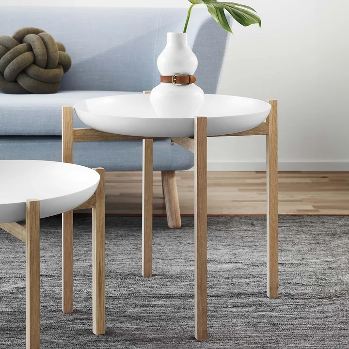 Design House Stockholm - Tablo Beistelltisch, weiss