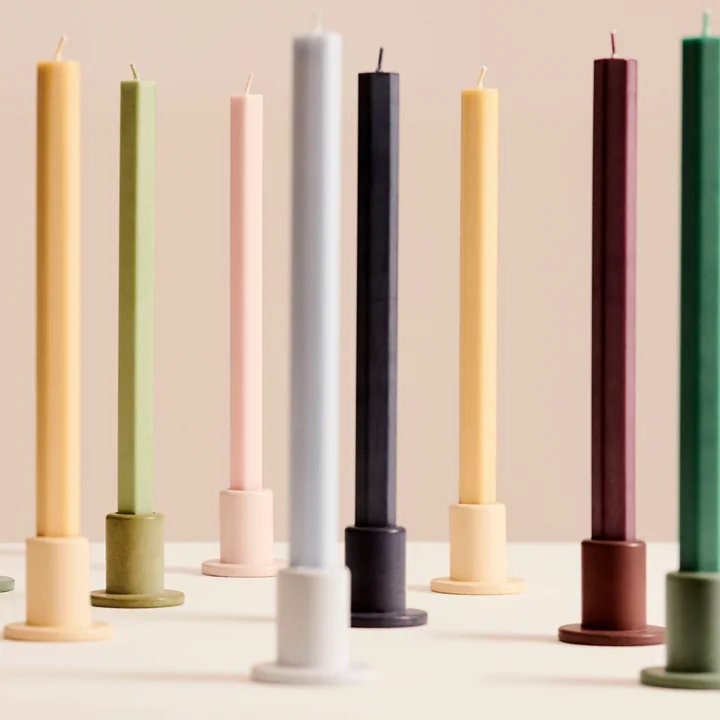 Hexagon Stabkerzen H 24 cm von HAY