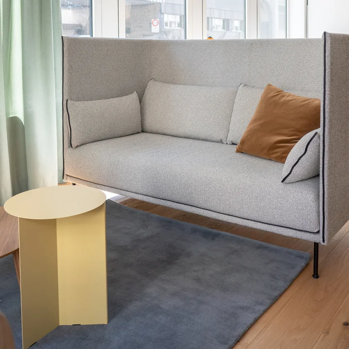 Raw Teppich No. 2, dunkelgrau von HAY