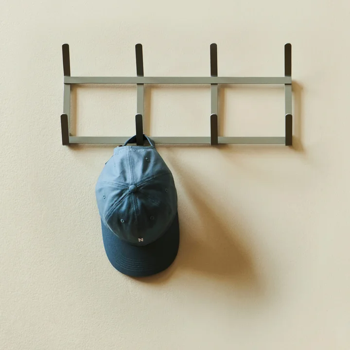 Tape Garderobe small, metallic grey von HAY