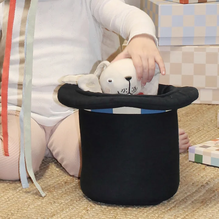 OYOY Mini - Magic Zaubererhut und Hase, schwarz / weiss