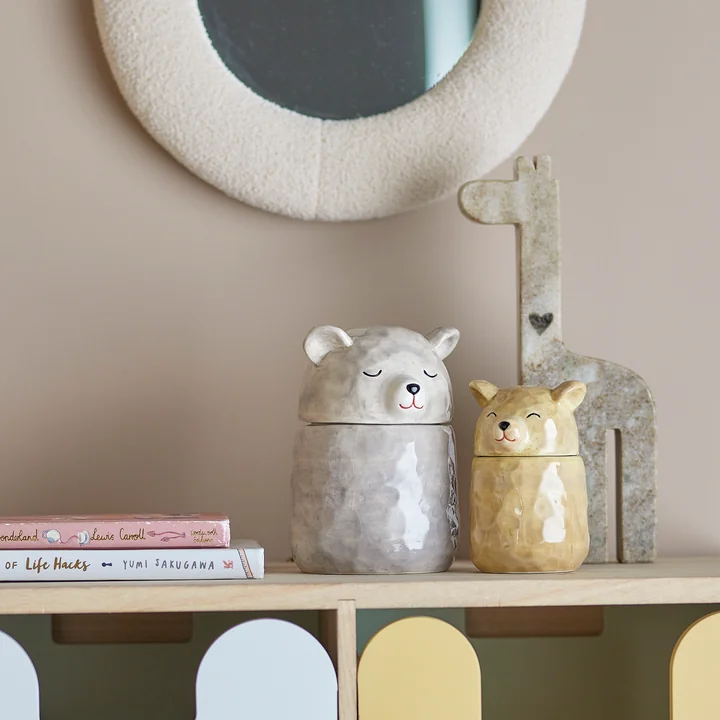 Bloomingville Mini - Puk Gefäss mit Deckel