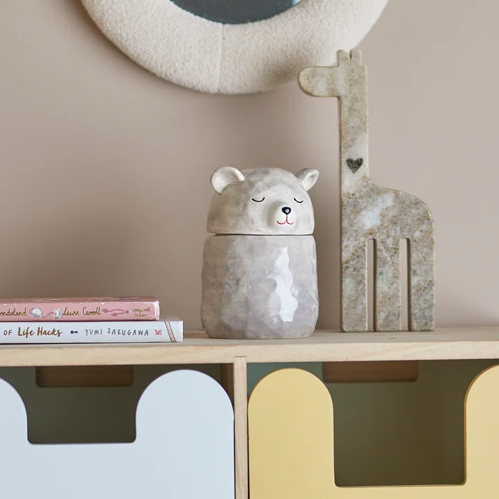 Bloomingville Mini - Puk Gefäss mit Deckel