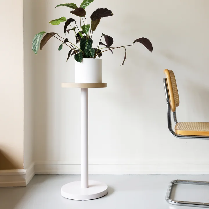 Trisse 3-in-1 Beistelltisch, L, pastel beige / beige von Design Letters