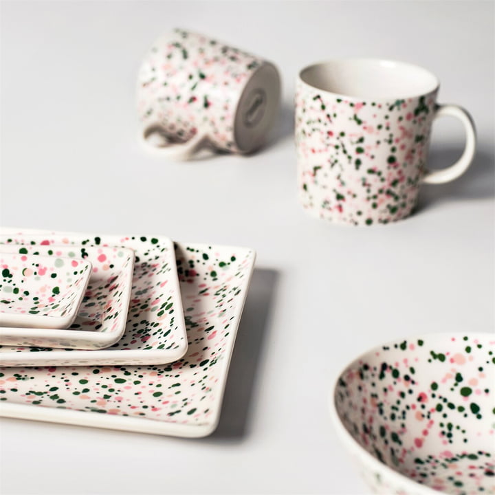 Iittala - Oiva Toikka Serie pink grün