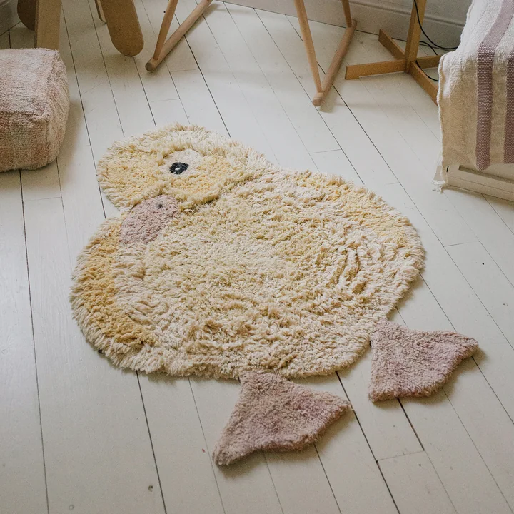 Animal Kinderteppich Ente von Lorena Canals