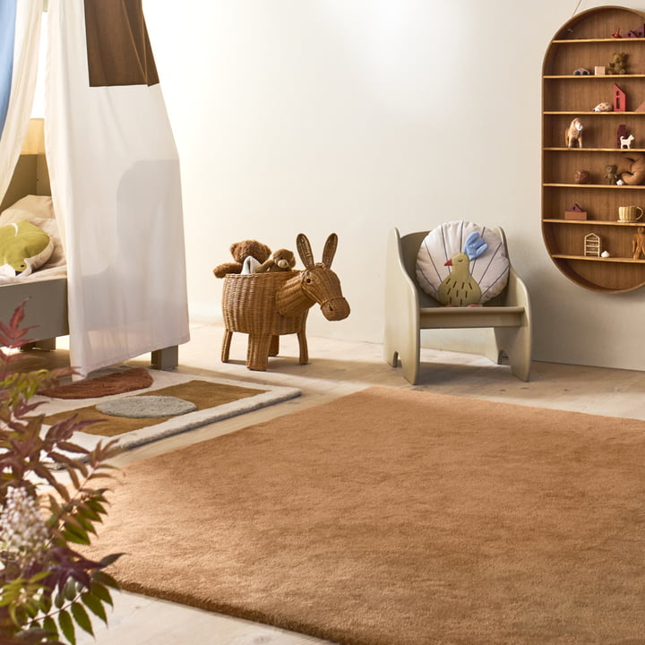 ferm Living - Donkey Aufbewahrung geflochten, rattan