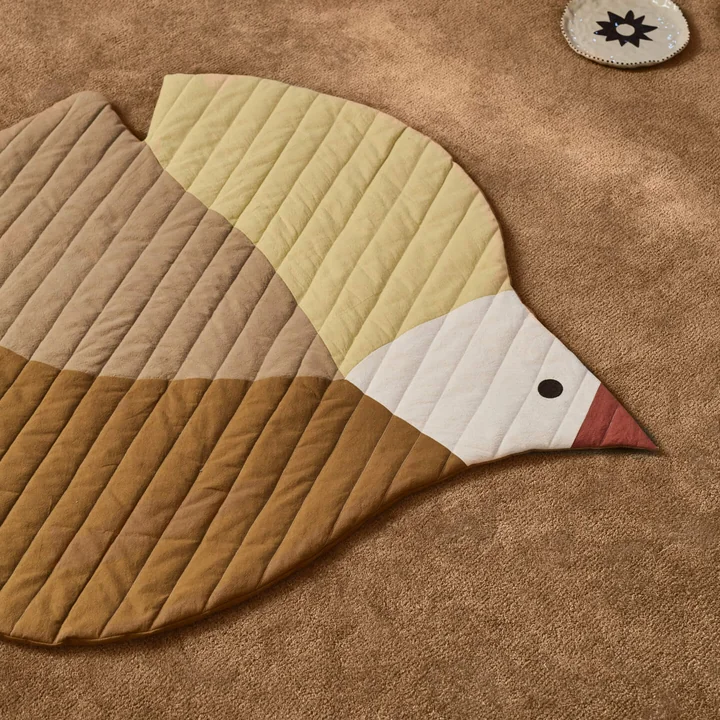 Ferm Living - Swif Steppmatte, 80 x 110 cm, bunt