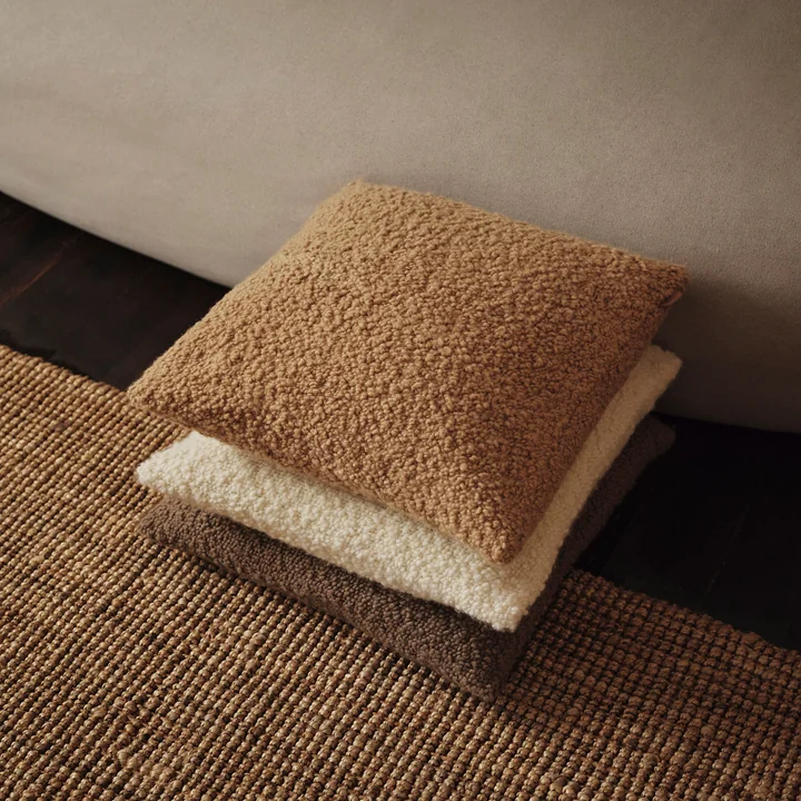 Ferm Living - Moor Kissenbezug, 50 x 50 cm, honey