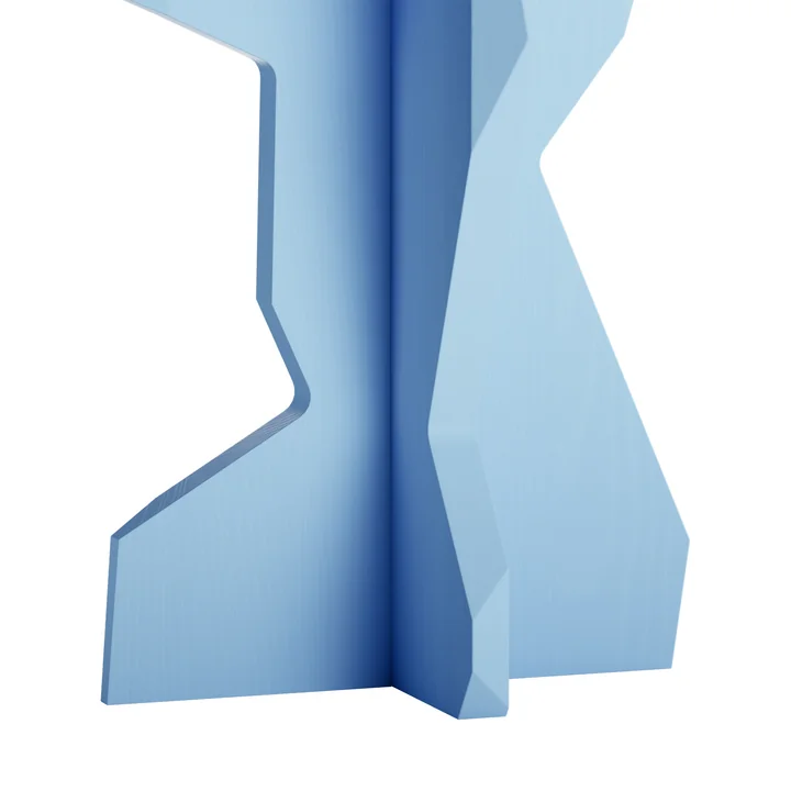 OUT Objekte unserer Tage - Fels Hocker, Esche lackiert himmelblau